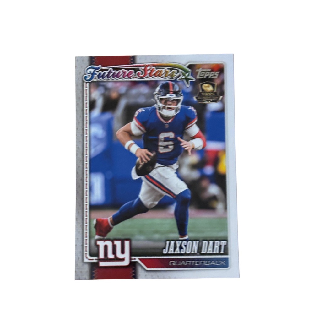 Topps Jaxson Dart Future Stars Card 266 NY Giants QB Rookie Team NFL Football